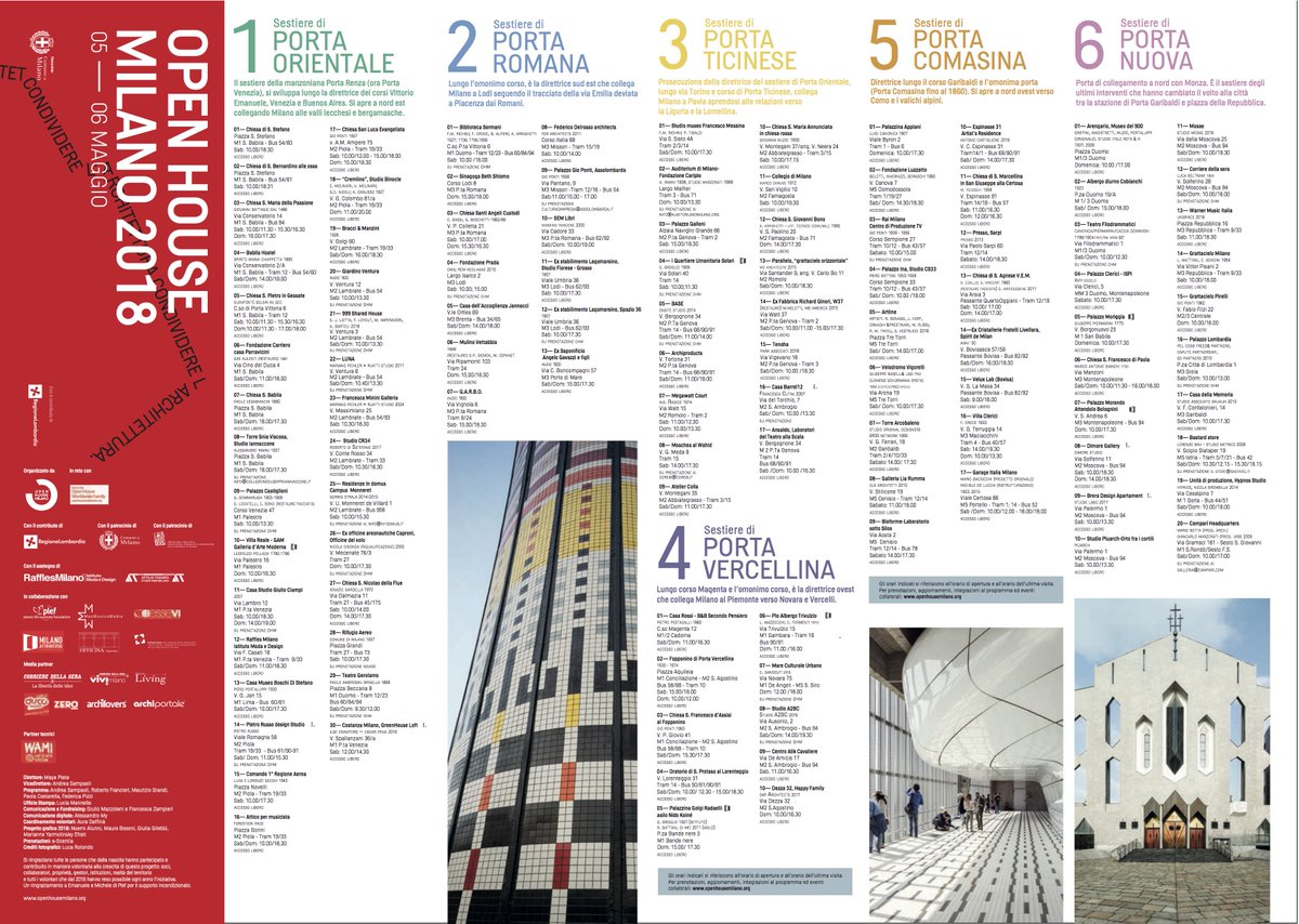 Ciao Lambratesi! 😄 Avete già programmi per il weekend?
Sabato 5 e domenica 6 maggio ritorna la terza edizione di #OpenHouseMilano: ci sarà anche il <a href="/lambratedesign/">lambratedesign</a> district! Guarda la mappa e scopri gli edifici da visitare 🗺📍#ohm2018 openhousemilano.org