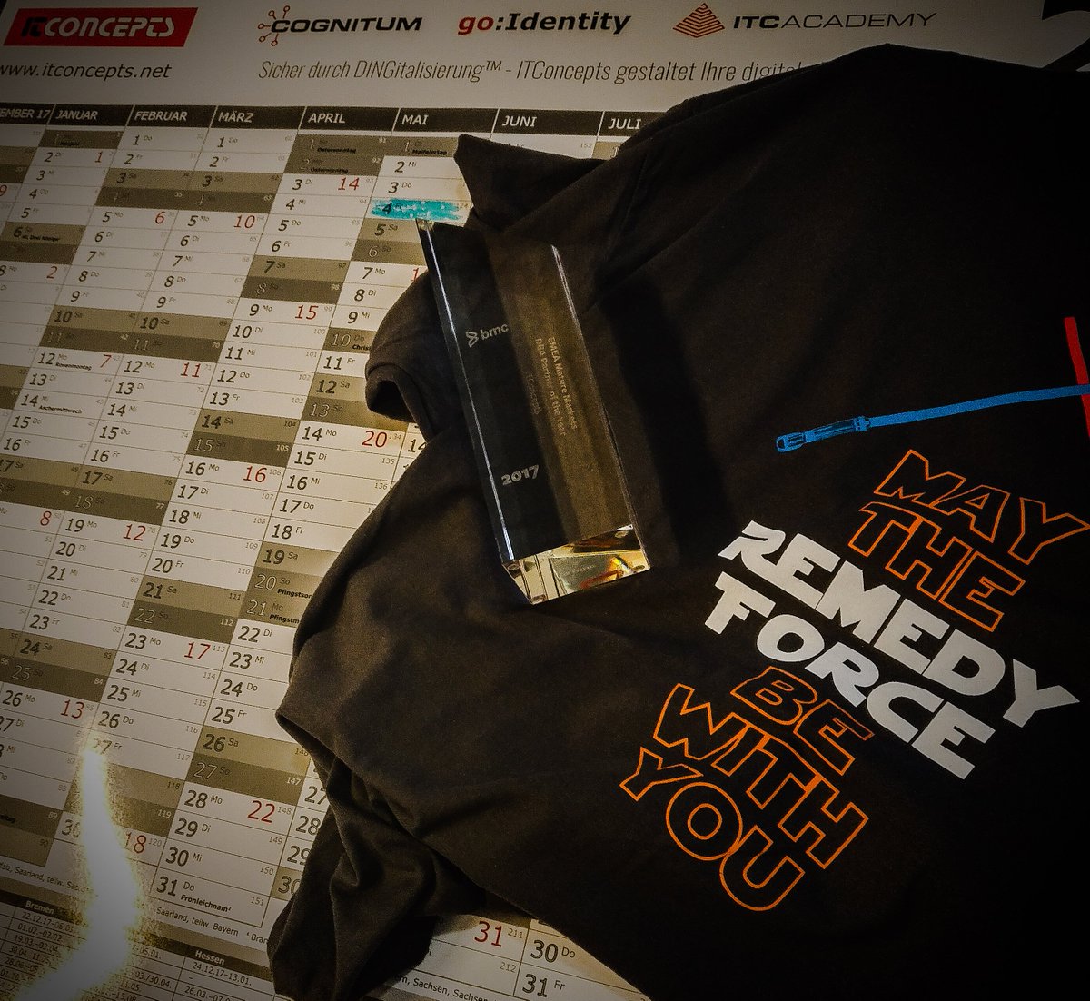 ITConceptsJobs's tweet image. #maythe4thbewithyou #maytheremedyforcebewithyou #itconcepts #isITyou #bmcsoftware #partneroftheyear #award #bmcremedy #bmcremedyforce #itservicemanagement #StarWarsDay2018