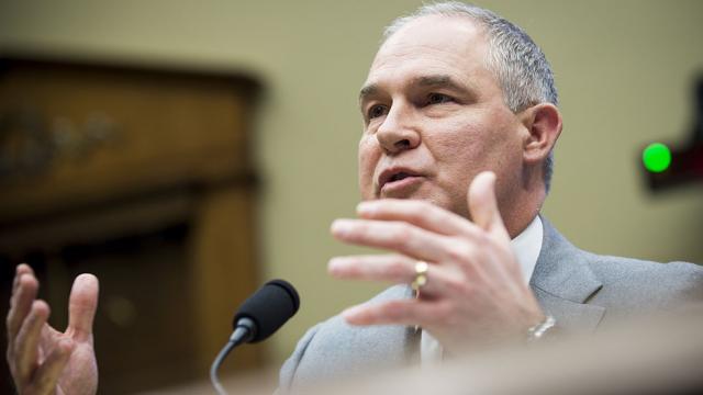 thehill's tweet photo. Pruitt made travel wishlist and asked staff to find "official" reasons to take trips: report https://t.co/FOQEF66K0W https://t.co/U4GhYf3PB9