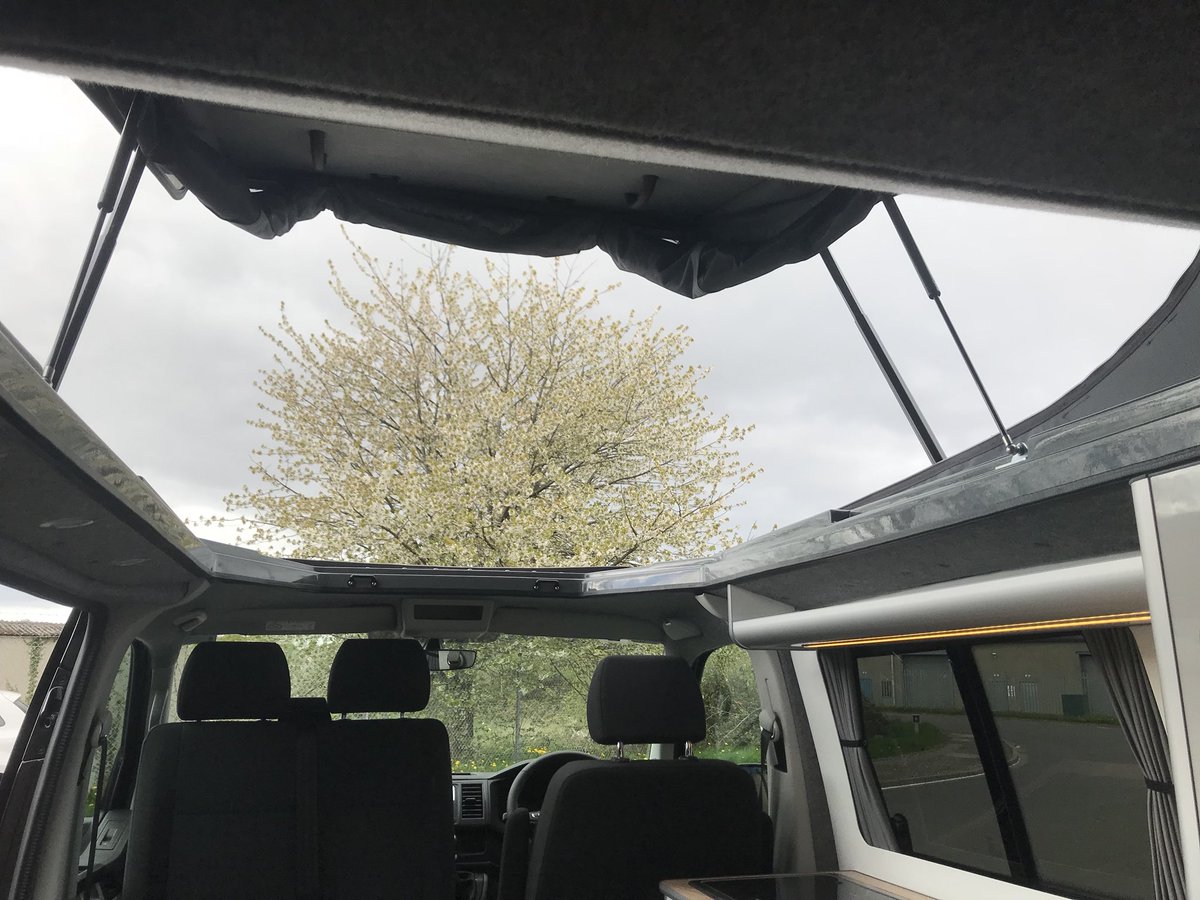 drcustomcampers's tweet photo. A lot of late nights recently @drcustomcampers but well worth it with these 2 campers ready for their new owners #drcustomcampers #reimo #variotech #ribb #evomotiondesign Webasto #happycampers #youradventure #windswept #vwt6 #elgin https://t.co/EOsBIPzGSN