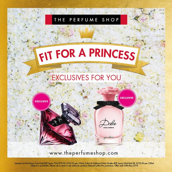 Fort_Shopping's tweet photo. New scents fit for a princess are exclusively @ThePerfumeShop #tpssc #Weddingscents https://t.co/IGJ6BIaFCF