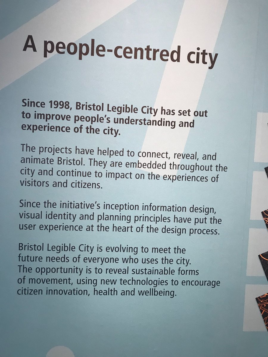 Healthia_'s tweet photo. There's a brilliant free exhibition in the Architecture Centre in Bristol at the moment - Legible City - curated by @City_ID, exploring the user experience of city life #design #ux https://t.co/xLyLM46UKA