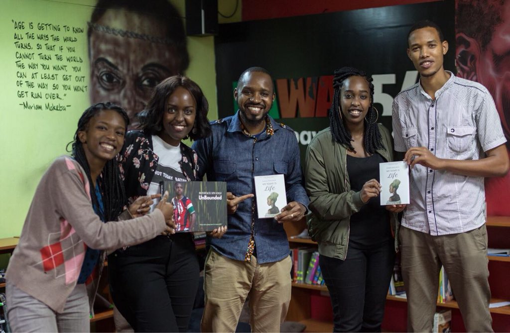 ImagineIWR's tweet photo. Great time yesterday with authors @bonifacemwangi and @KarenBugingo sharing experiences at @Pawa254 . Our time in Nairobi is amazing so far! #MyNameIsLife254 #Kenya #Nairobi https://t.co/OrYrOhY4kN