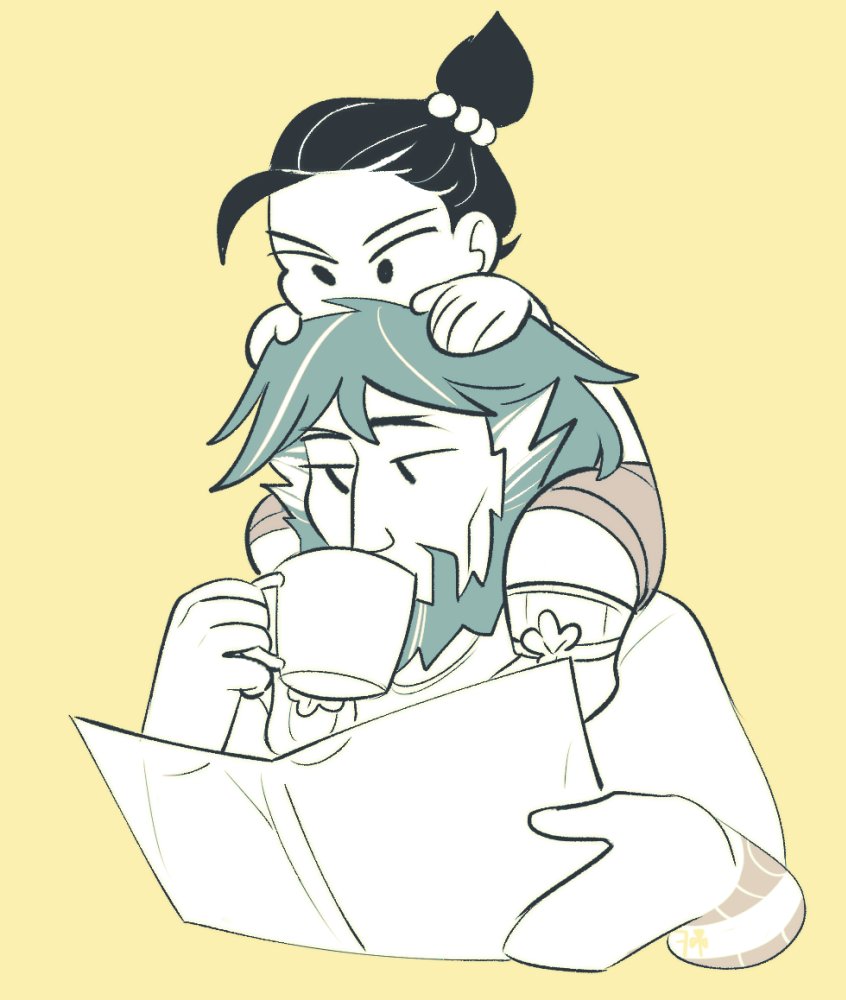 [ genyatta mention ] the adventures of Uncle Hanzo And Little Iris 