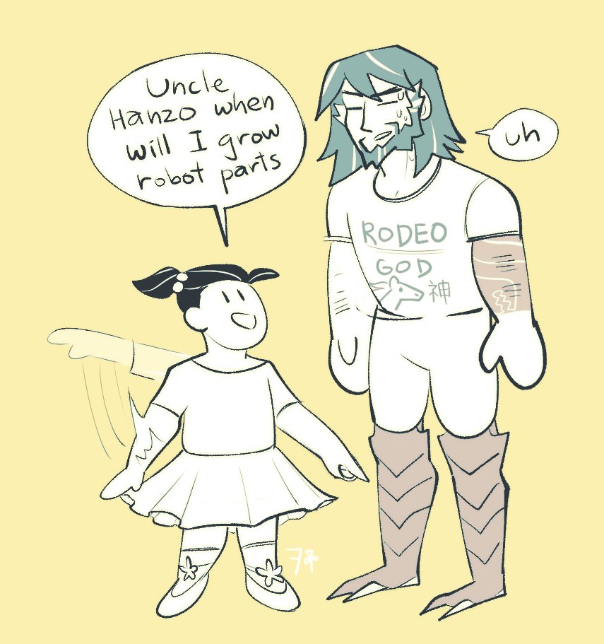 [ genyatta mention ] the adventures of Uncle Hanzo And Little Iris 