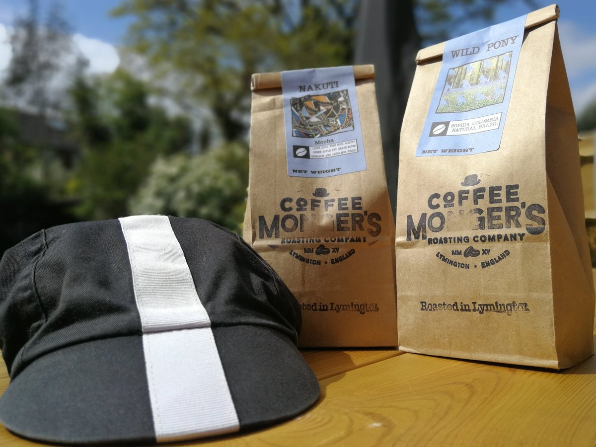 Really looking forward to trying these 100% arabica beans from the lovely team at <a href="/coffeemongers/">Coffee Monger's</a> .If you're cycling through Lymington, why not go and say hello. #cycling #coffee #newforest #lymington