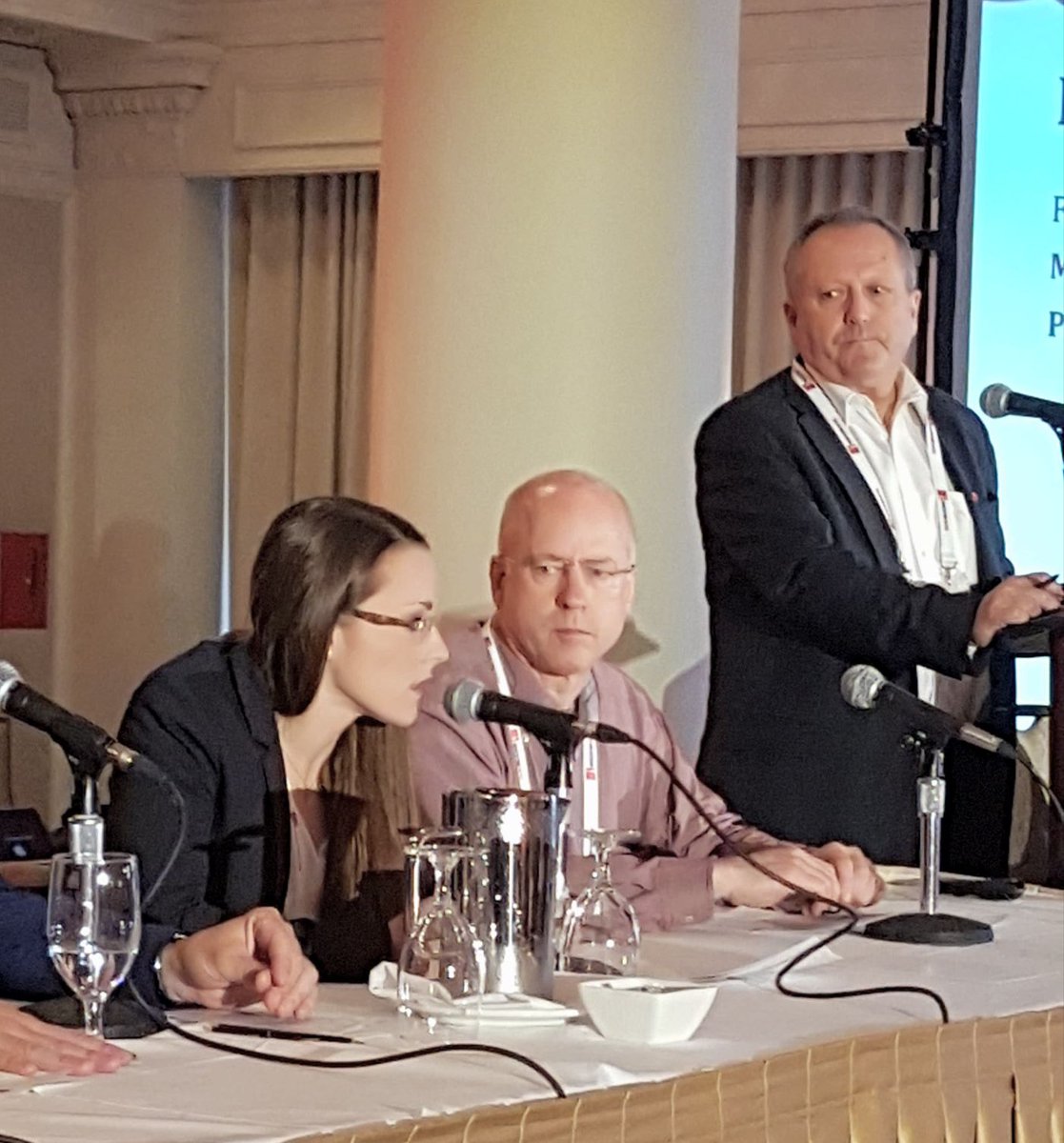 TechMetalsShow's tweet photo. Denis Clement moderating a #B3Intel Panel on 'what is #blockchaintechnology " https://t.co/oR2YdAWsSn cc: @Investor_Intel https://t.co/urAdYF8xd2