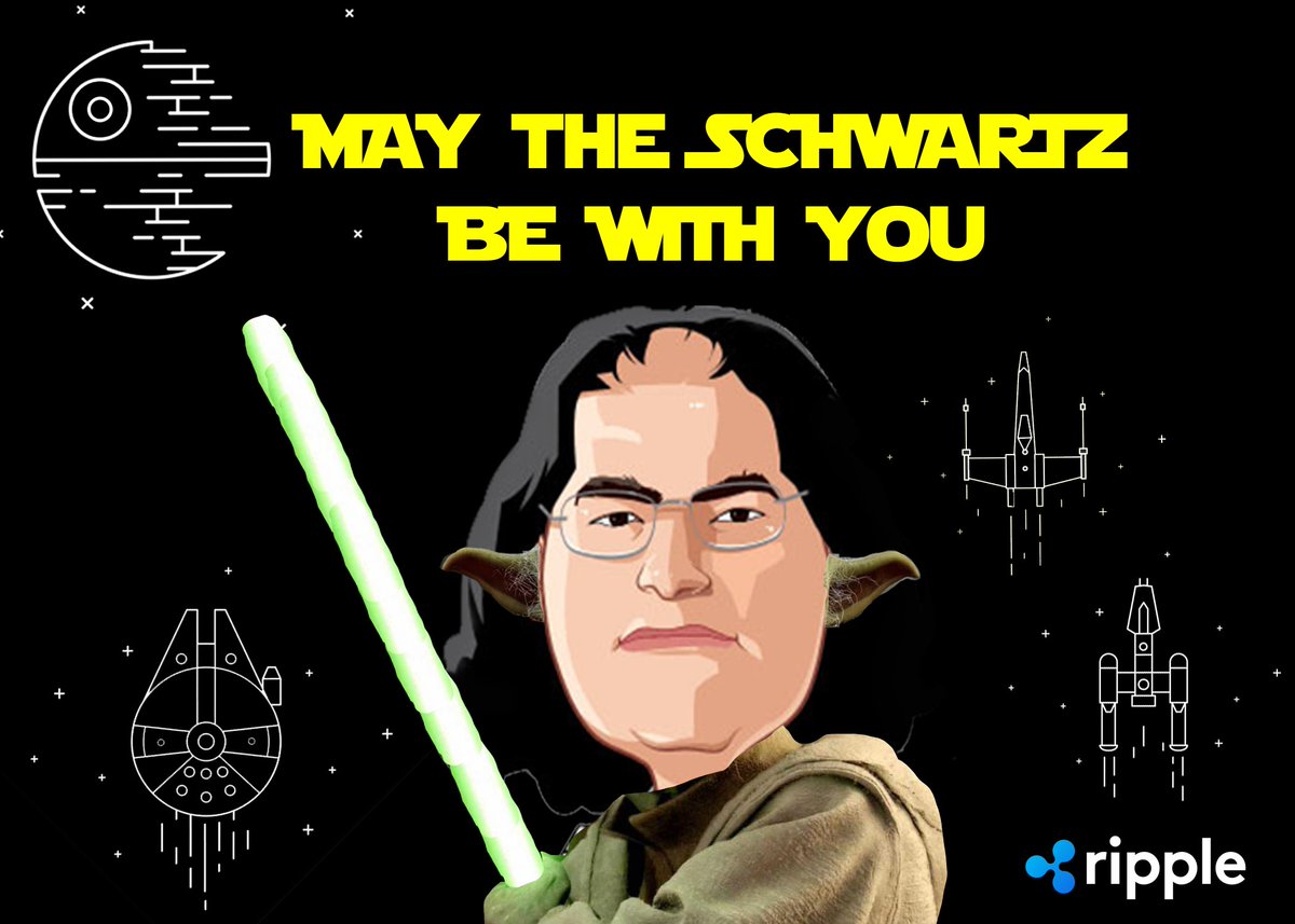 Ripple's tweet photo. From all of us at Team Ripple, happy #StarWarsDay #MayTheFourthBeWithYou https://t.co/VLEGD6PpuY