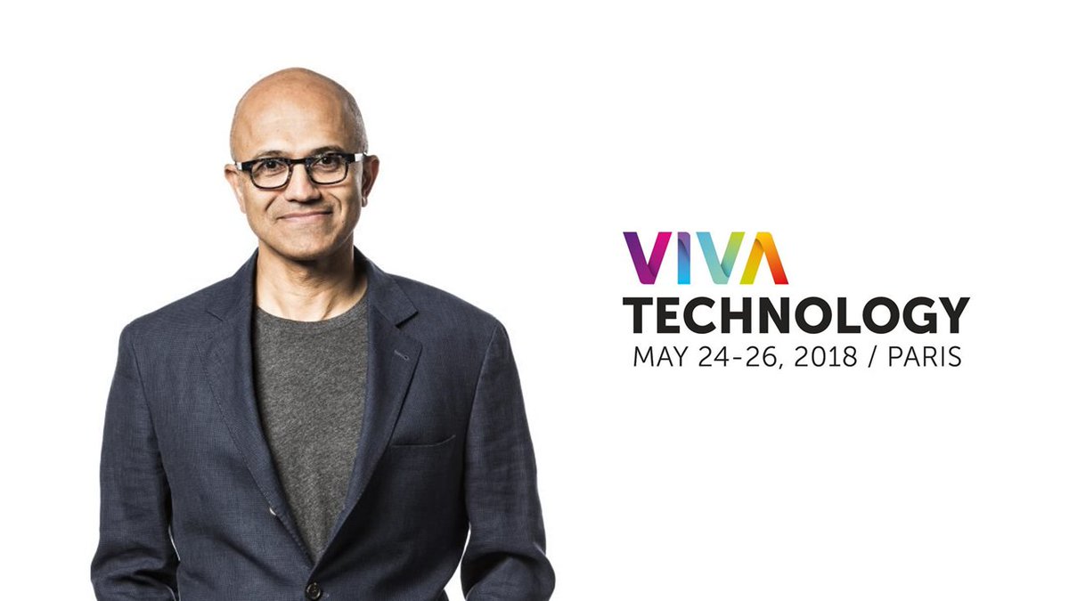 microsoftfrance's tweet photo. Microsoft au ❤️ de la communauté de l’#IA pour #VivaTech
Au programme :
➡️ #SatyaInParis pour partager sur l'#IA éthique
➡️ Finale France #ImagineCup
➡️ #Hackathon autour de l’#AIforGood
➡️ Démos et expériences
et plein d'autres surprises😉 ⤵️ 
https://t.co/q3w7YYXa8z https://t.co/yZhkHOkeDs