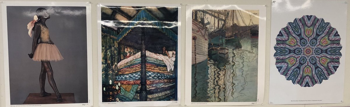 mdoconnell16's tweet photo. When Math and Art intersect #WODB #connections Thanks Mrs Blum @PFDoyonSchool for using #WODB to discuss 4 pieces of art @Trianglemancsd https://t.co/510y7ko83N