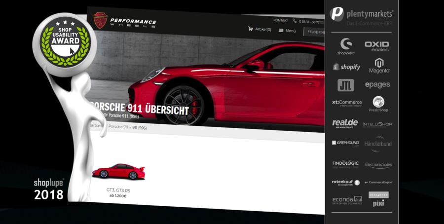 Wir gratulieren unserem Kunden performance-wheels.de zum Abräumen des #SUA18 in der Kategorie "Special Interest"! #plentymarkets