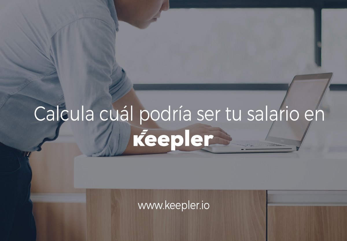 keepler_io's tweet photo. 🆕 ¿Te gustaría saber cuál podría ser tu salario en Keepler? 👩‍💻👨‍💻  Hoy lanzamos nuestra calculadora salarial 💰 https://t.co/pOV15xaa3I ¡Pruébala y RT! #rrhh #agile #cloud #datascientist #empleo #IT y también puedes leer sobre ella ➡️ https://t.co/1yz1UFsp5P https://t.co/izNDWirTEd