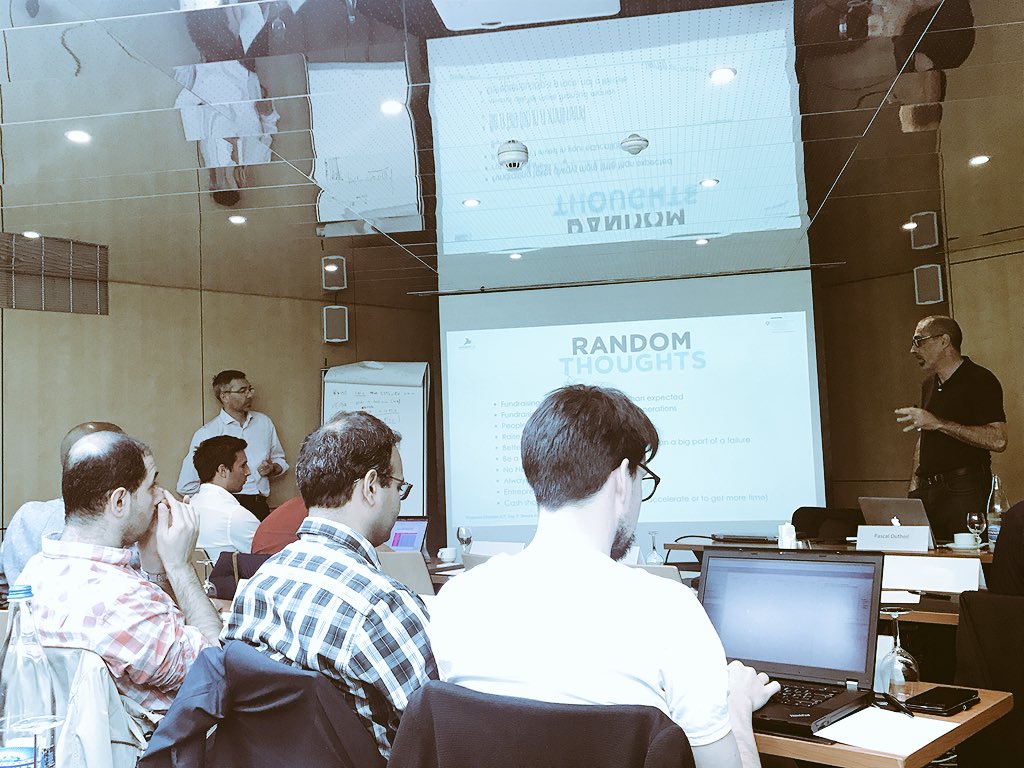 miouchy315's tweet photo. « Entrepreneurship is a race not a lifestyle », @AntoineFatio with Pascal Dutheil at the last course of this ICT @_Innosuisse Training https://t.co/xPQKpgJl9d
