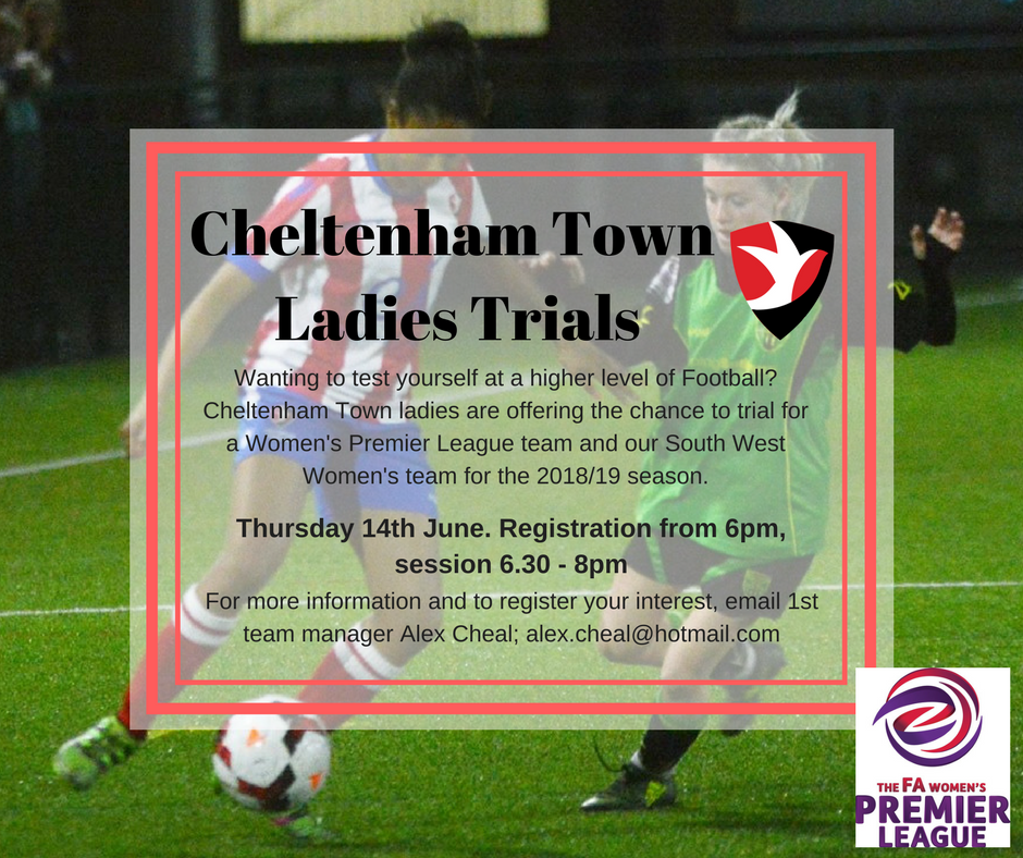We're offering the opportunity to come along and trial for our Women's Premier League side and become part of our region's best women's football setup. We look forward to welcoming anyone interested in this open session. You can also DM us if interested.
