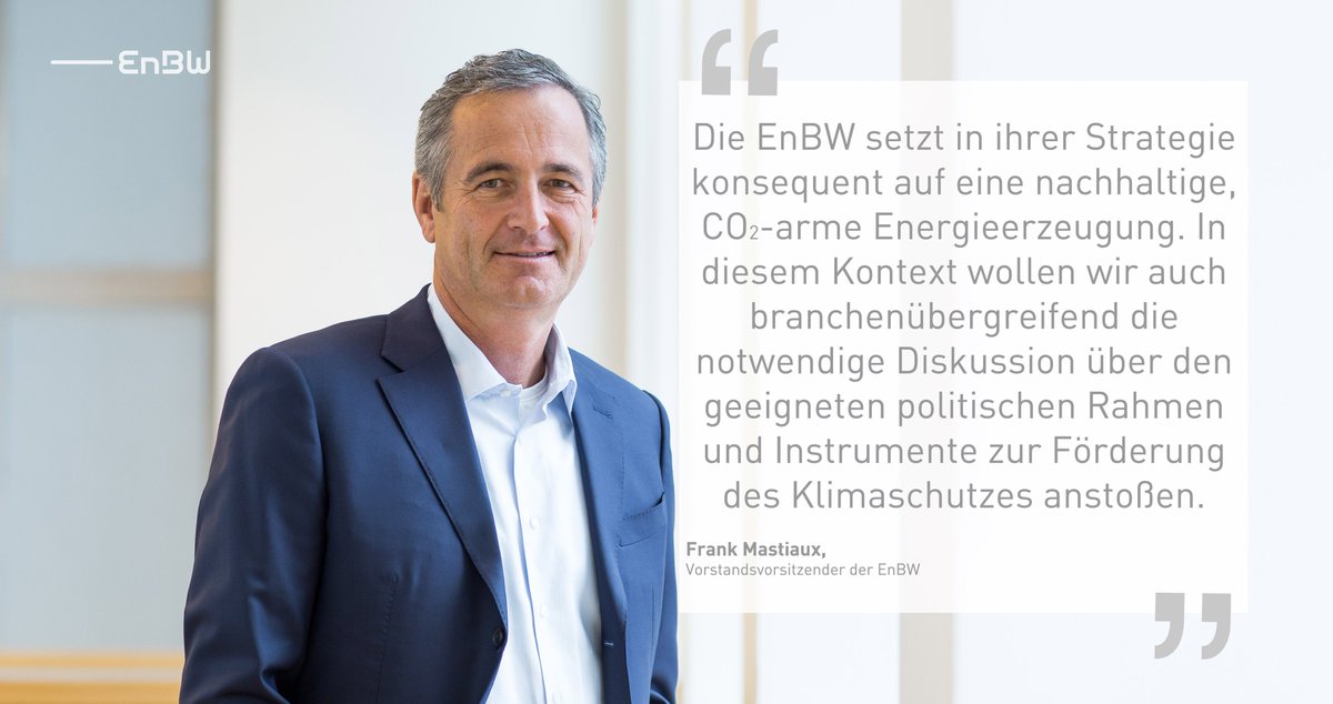 #EnBW ist jetzt offizieller Förderer der @Stiftung2Grad. Gemeinsam mit anderen Unternehmen setzen wir uns für langfristiges, branchenübergreifendes Engagement im #Klimaschutz ein. Ziel sind konkrete, ambitionierte und effiziente Klimaschutz-Lösungen.