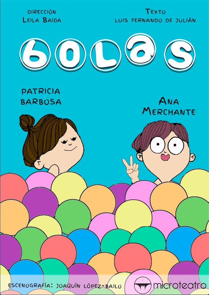 microteatro's tweet photo. Daniela y Abril son dos niñas, o dos adultas o dos esferas de colorido plástico encerradas en una piscina. Juntas despellejan con ironía y acidez el incoherente mundo de los adultos, antes de utilizar su poder de convertirse en bolas. No hay mejor plan que ver "Bolas" #MicroBolas https://t.co/psyH2pFhEh