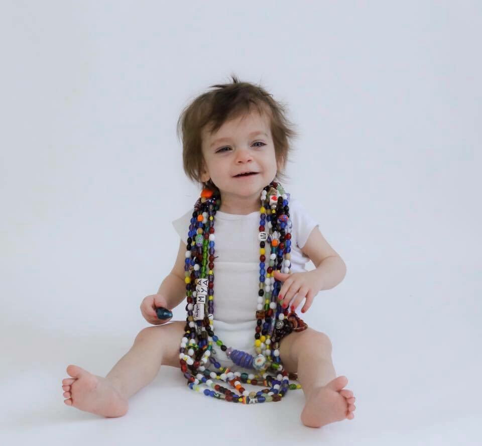 maureenshope's tweet photo. A bead for every chemo, radiation, transfusion...every milestone endured on Mya’s journey #beadsofcourage #ZBBeads https://t.co/B2kNX2b8rn