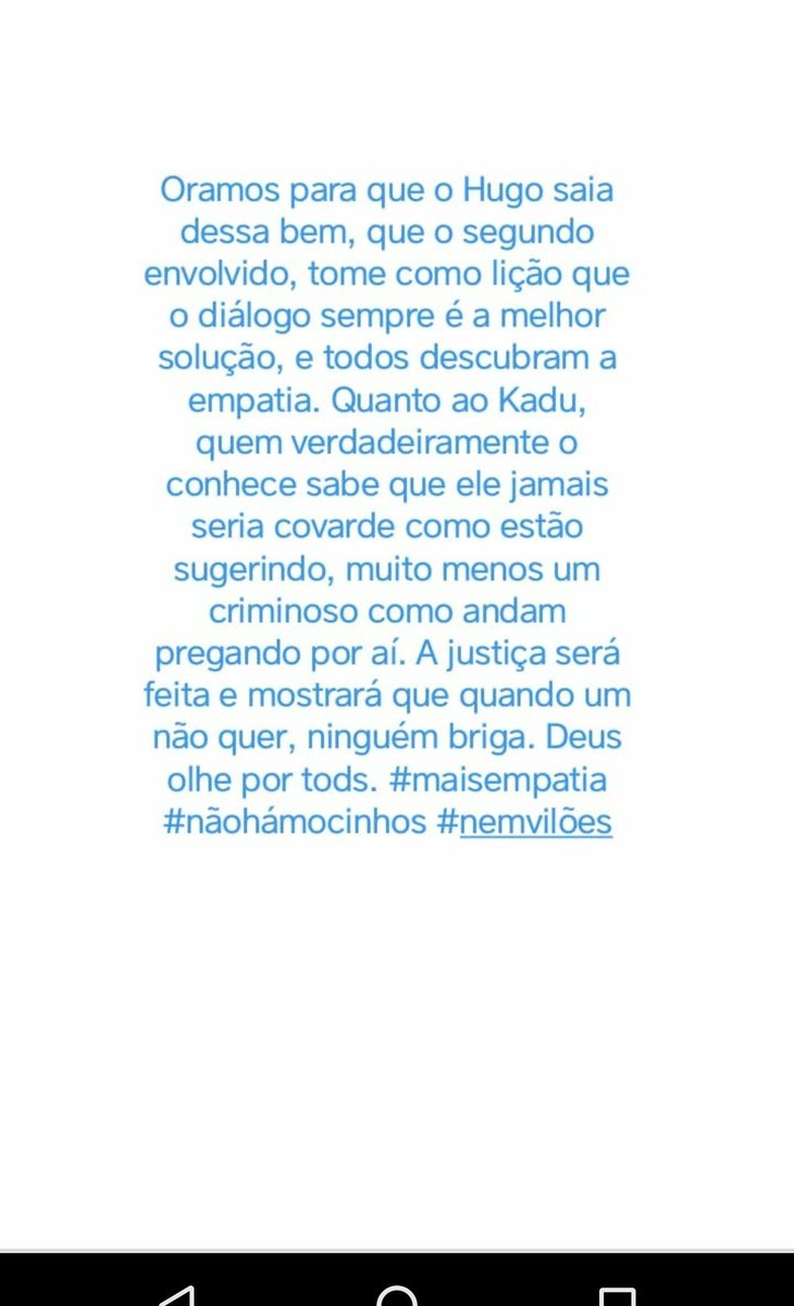 VitriaNeres's tweet photo. Bom dia, q em mais um dia Deus passe a frente, das situações, dos familiares, e principalmente dos corações, dos envolvidos e os não envolvidos para q saibamos nos silenciar no momento certo, para q possamos falar a verdade a todo momento e saibamos nos colocar no lugar do outro! https://t.co/mVaHNHzpJd