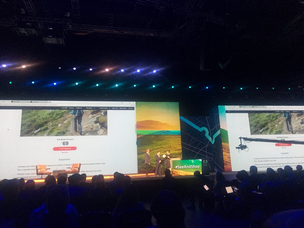 #SeeAndShop #AdobeSummit #adobesummit2018 
Content marketing that makes $£€