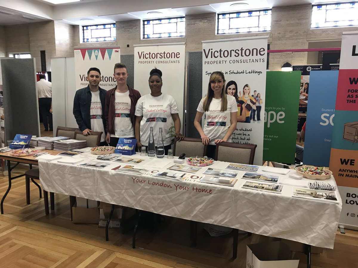 VictorstoneEA's tweet photo. #TeamVictorstone at today's #ULHS Student Housing Fair. Come and say hello!! @ULHS #StudentLettings https://t.co/ZyFv0Gbh6N