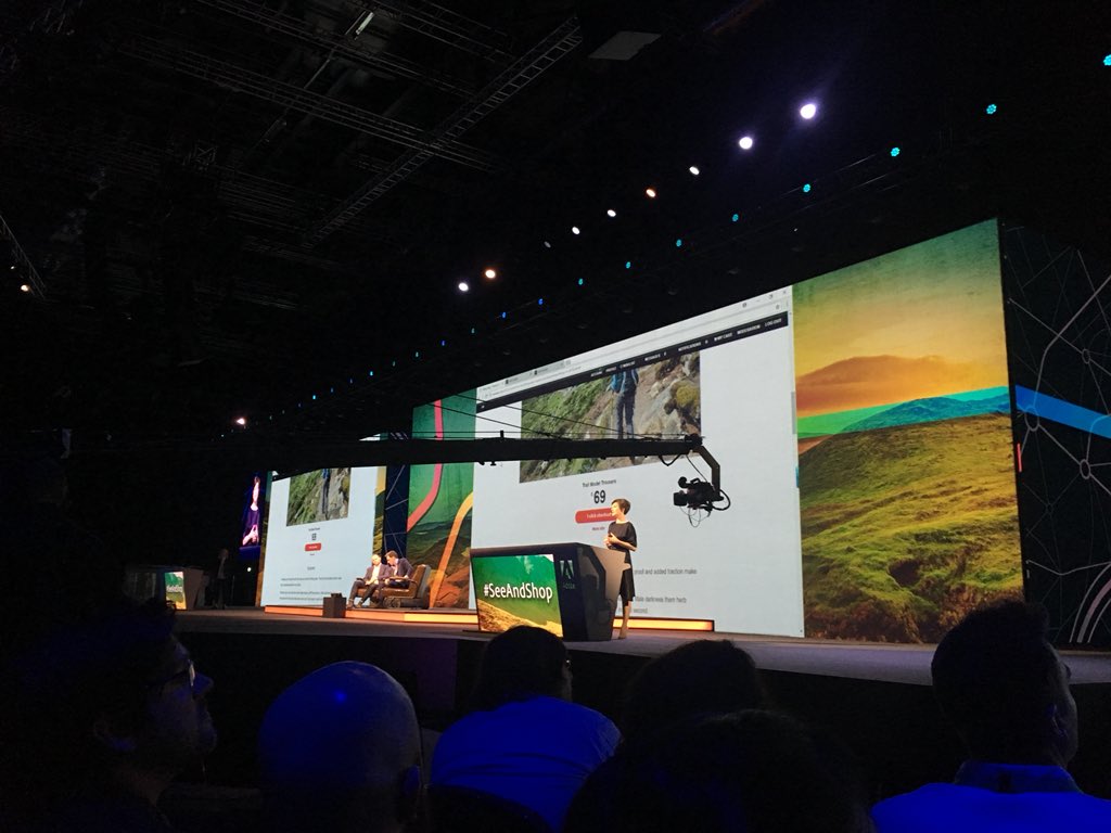 Really love the sneak #SeeAndShop at the #AdobeSummit. Create an amazing shopping experience directly within assets / pictures.