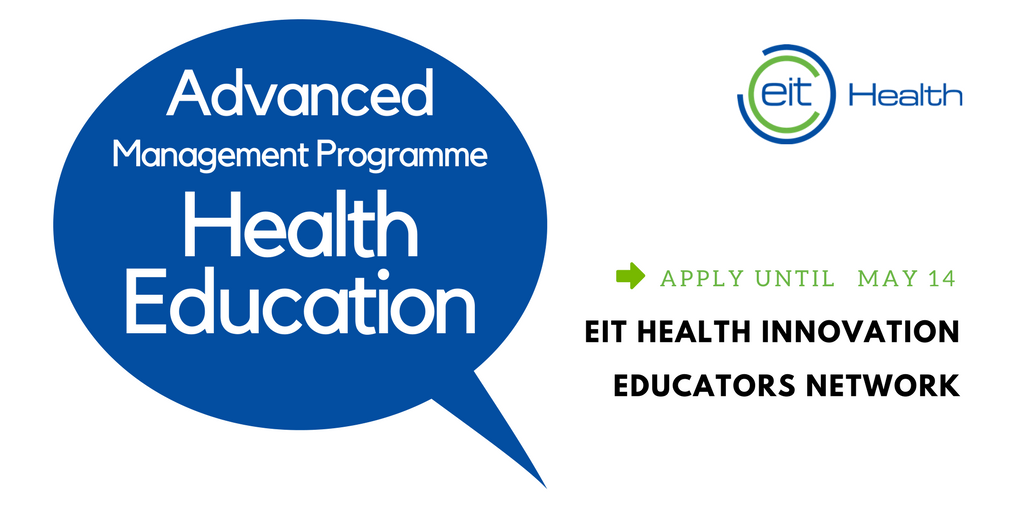 EIT_Health_es's tweet photo. The Advanced Management Programme on #Health #innovation prepares top executives to face the demands of the evolving healthcare challenges through a
four-day modules course, taking students to London, Copenhagen and Barcelona. 

📭 Apply at https://t.co/DwcrRd4UA5 until May 14 ⏰ https://t.co/RiizH5ZYpJ