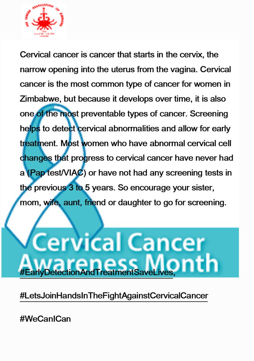 Cervical cancer is the most preventable cancer. #ReduceYourRisk, go for screening. @healthtimeszim @ZimMedicalAssoc @UNICEFZIMBABWE @UNFPA_Zimbabwe @mavhu45