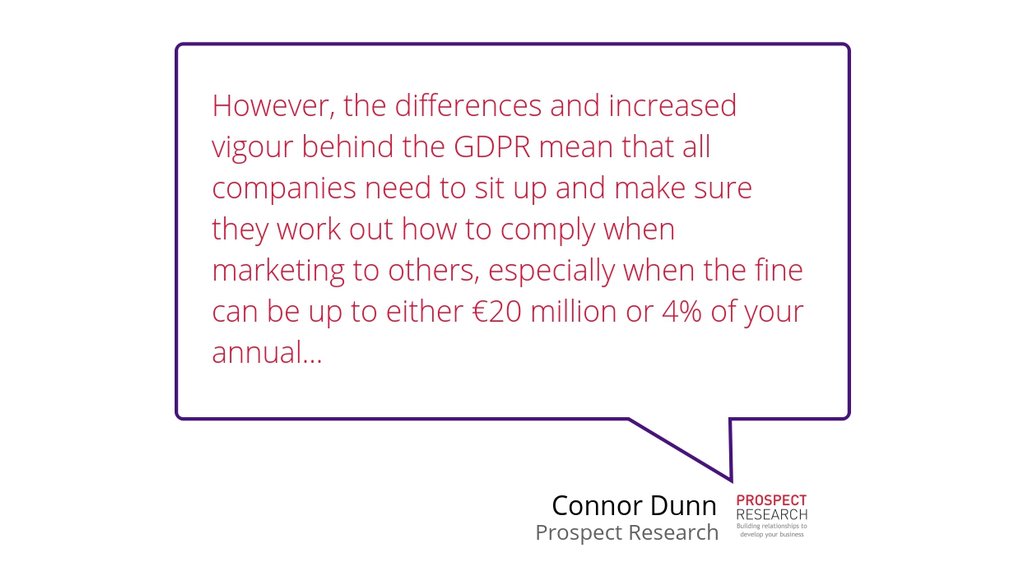 PsmlLtd's tweet photo. "If this information is used for future marketing, you need to give the individual adequate means to opt out at any time, and give them the option of controlling their personal data." https://t.co/G5xTbkH2mo #GDPR #B2BMarketing #Businesstobusiness #DataProtectionAct1998 https://t.co/gWlkOvWbOy