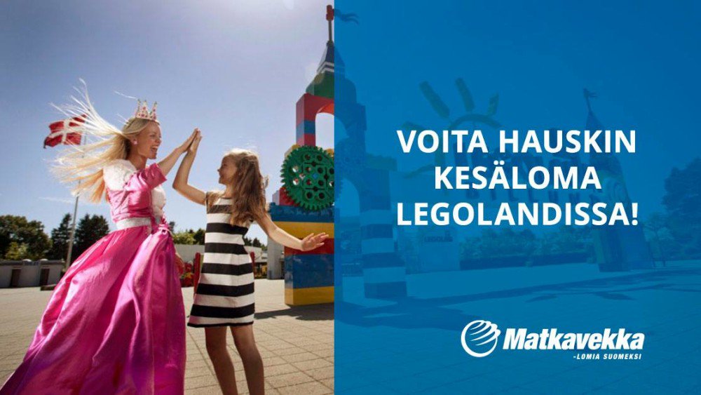 Matkavekka lahjoittaa yhdelle perheelle LEGOLAND-loman matkavekka.mynewsdesk.com/news/matkavekk…