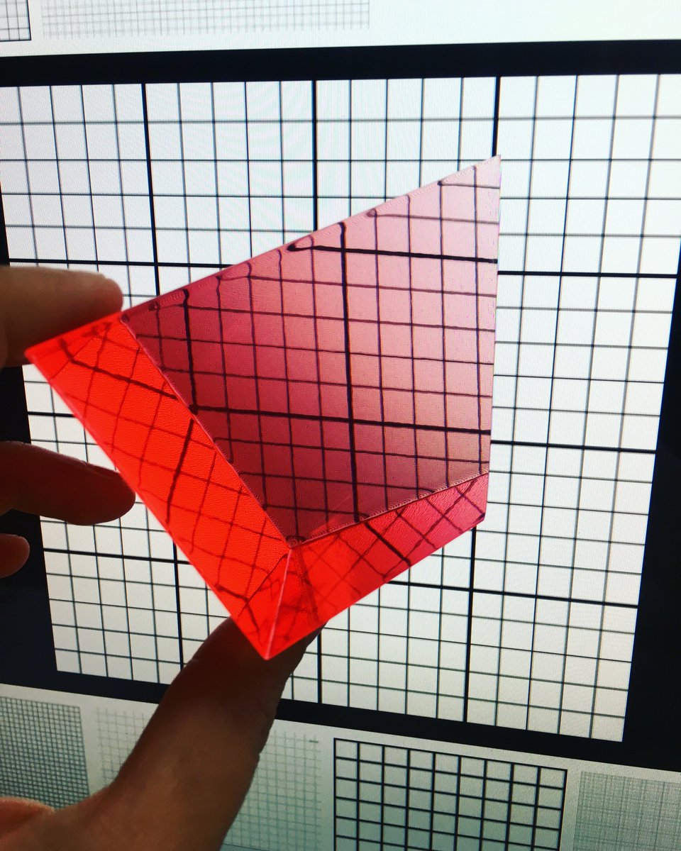 tellart's tweet photo. #TellartPVD testing light and pattern effects behind a cast urethane prototype for an interactive exhibit. #tellart #prototyping #urethane #casturethane #design #experiencedesign #industrialdesign #pattern https://t.co/FgvWQgZeyw