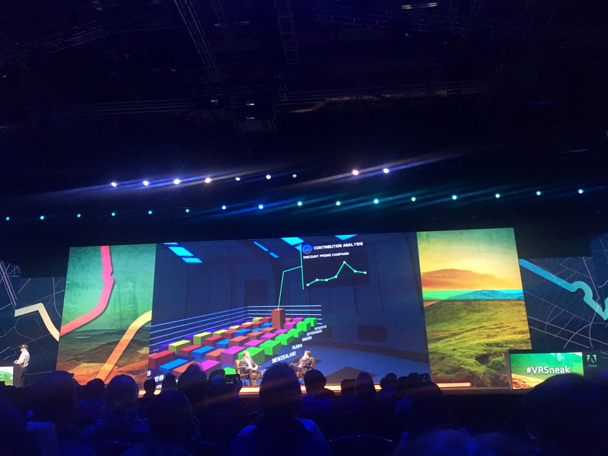 #VRSneak #AdobeSummit #adobesummit2018 
The future is here! 😱 #VR