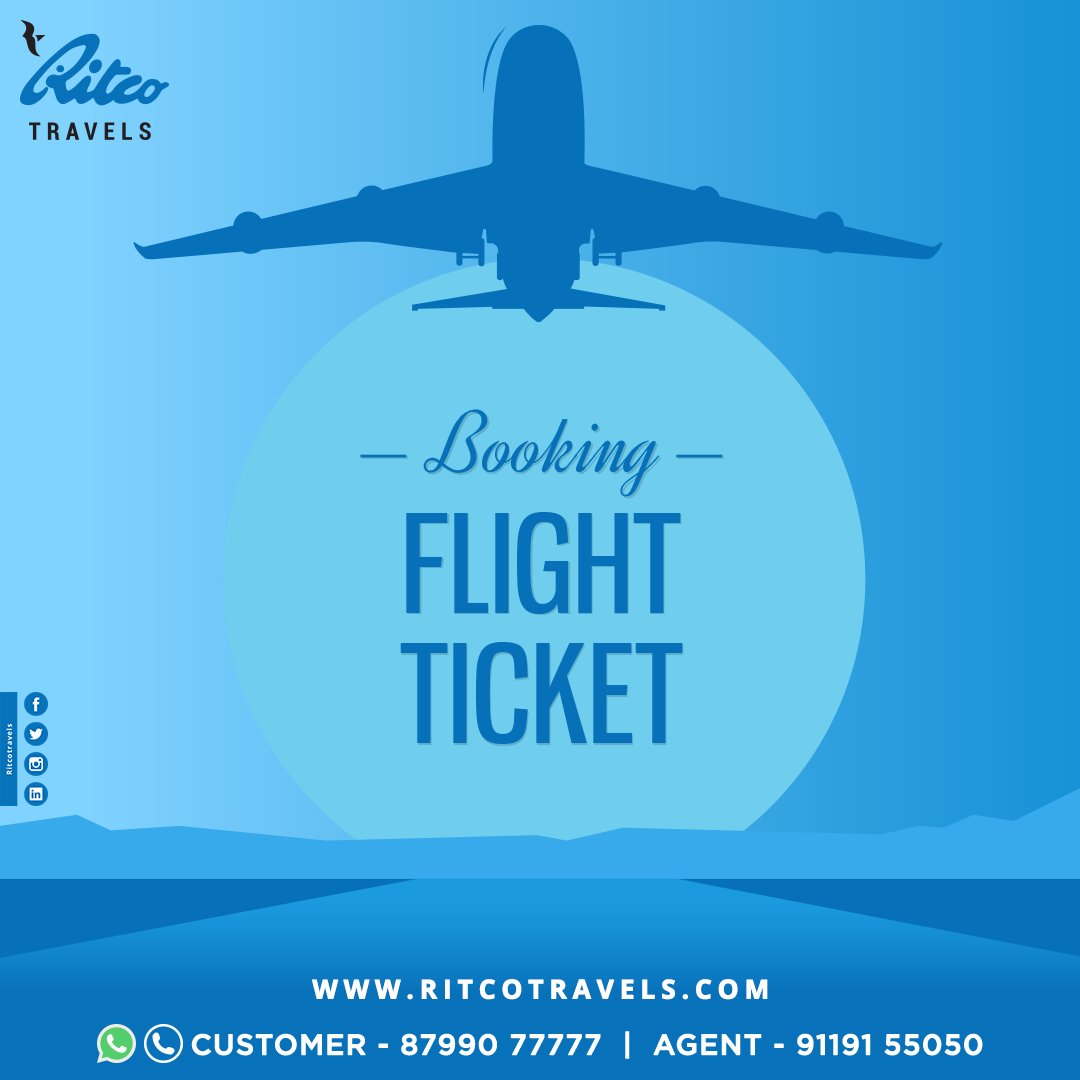 Flight Ticket Poster - United Airlines and Travelling