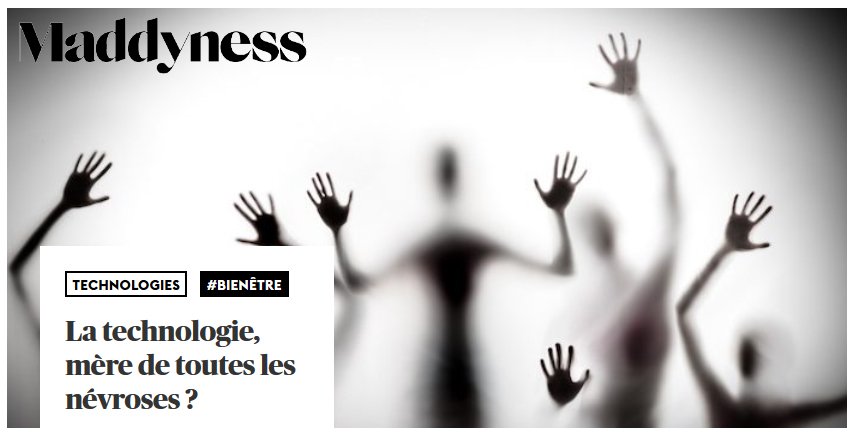 echo_des_arenes's tweet photo. 📢#debat & #question du jour | La #technologie, mère de toutes les névroses ? " il est légitime de se demander si le système n’a pas atteint ses limites. Peut-on aller plus loin dans l’#hyperconnectivite #numérique ?"
▶https://t.co/alGU1wxmas par .@maellelafond sur .@bymaddyness https://t.co/TFf8kfrh7a