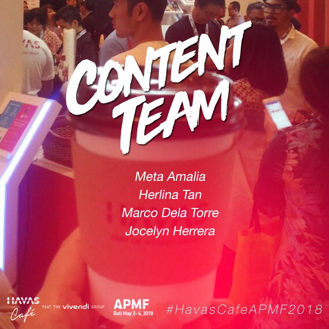 HavasMediaAPAC's tweet photo. Its a wrap! Signing off from #APMF2018 #havascafeapmf2018 - Big thank you to all the teams that made #HavasCafe a success! See you next year! https://t.co/knaGAGqhFy