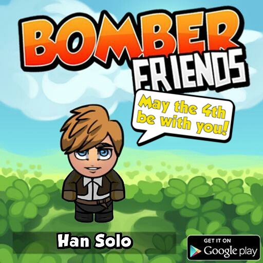 BomberSupport's tweet photo. Customize your #BomberFriends character to fit #StarWarsDay SHARE the pics with us! #MayThe4thBeWithYou #mobilegames #androidgames #iosgames https://t.co/Fwk9urcP0b