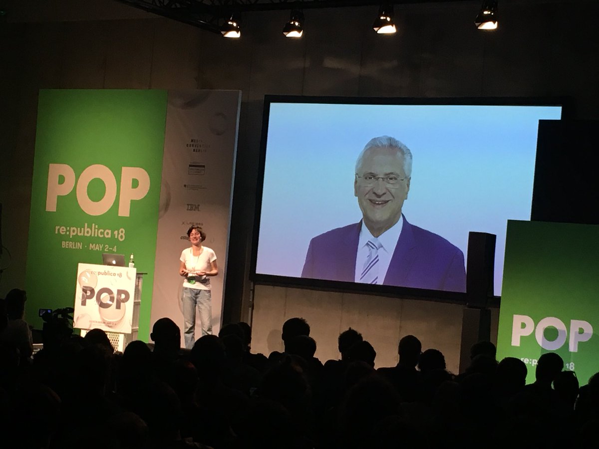 fhoecherl's tweet photo. . @netzpolitik_org berichtet, dass das #pag laut Herrmann dem Datenschutz dient. 
Ähm. Ja. #rp18 https://t.co/zQ08KFfOW9