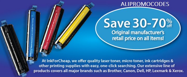 Alipromocodes's tweet photo. Get Up To 70%  at inkforcheap.

https://t.co/7WdAND3Gx7

#alipromocodes #inkforcheap #coupons #coupons_codes #promo_codes #discount_codes #promotion #offer #sales #Codes #Promotions #Promotions_codes #Deals #Promo_code #Code #Coupon #discount #freeshipping #NewZealand https://t.co/qC5udSMy9r