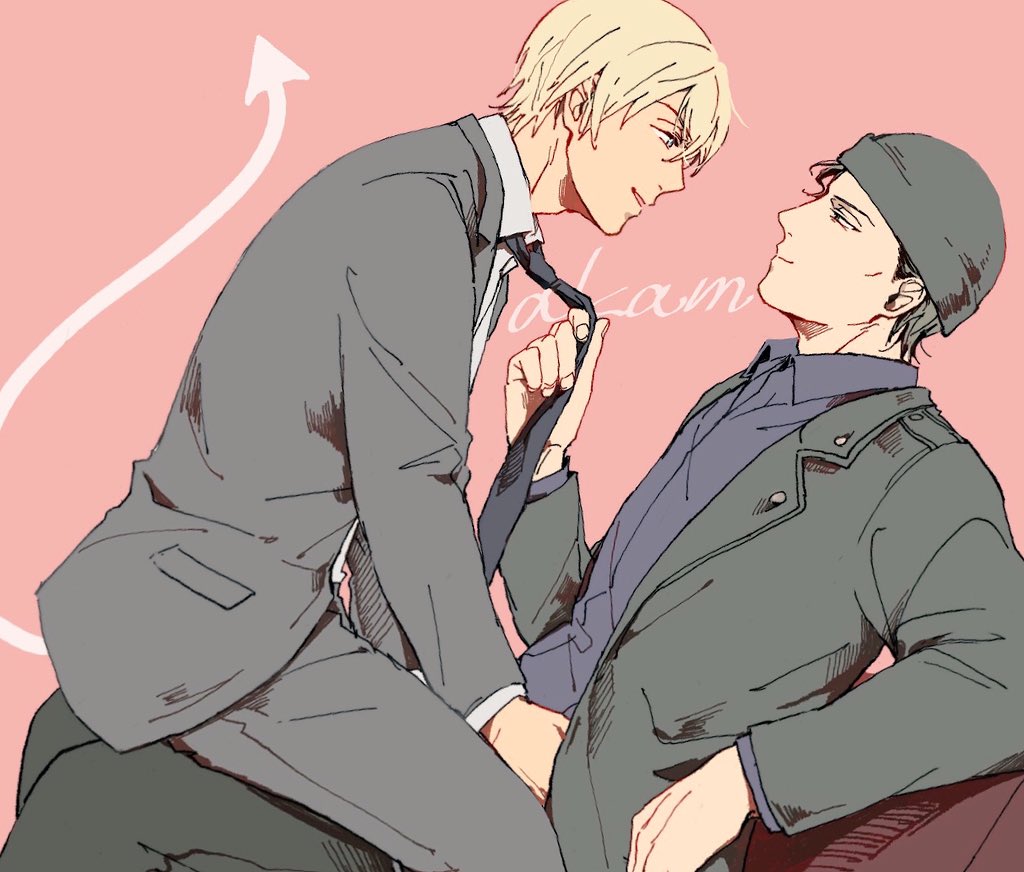 赤安「赤安〜? 」|KITO𓇼のイラスト