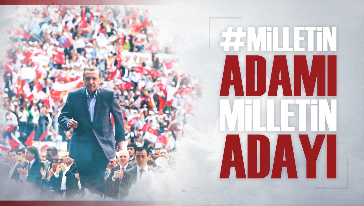 Güçlü Türkiye’nin mimarı,mazlumların umudu Cumhurbaşkanımız
#MilletinAdamıMilletinAdayı 
Ülkemize ve milletimize hayırlı olsun.
