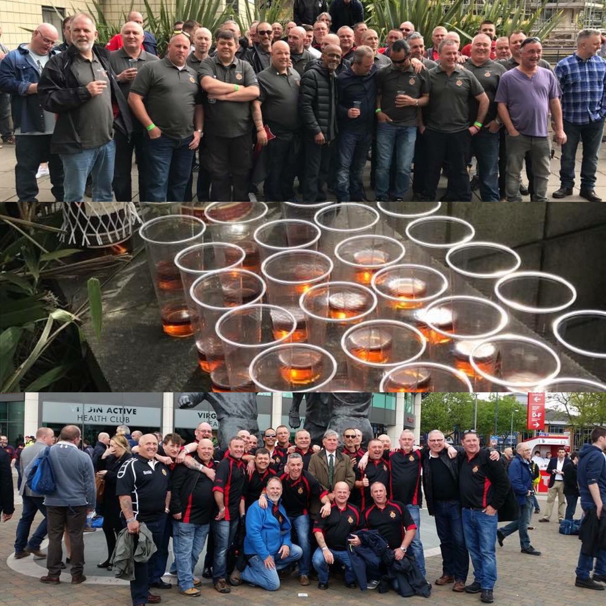 silverback41's tweet photo. And so the journey begins. Two days of battering my liver &amp; kidneys !! Worth it though as it means I’m meeting up with the finest lads from the RCT. The fighting 21st. #ArmyvNavy 🍻🥃🏉 https://t.co/yucHsTACdI