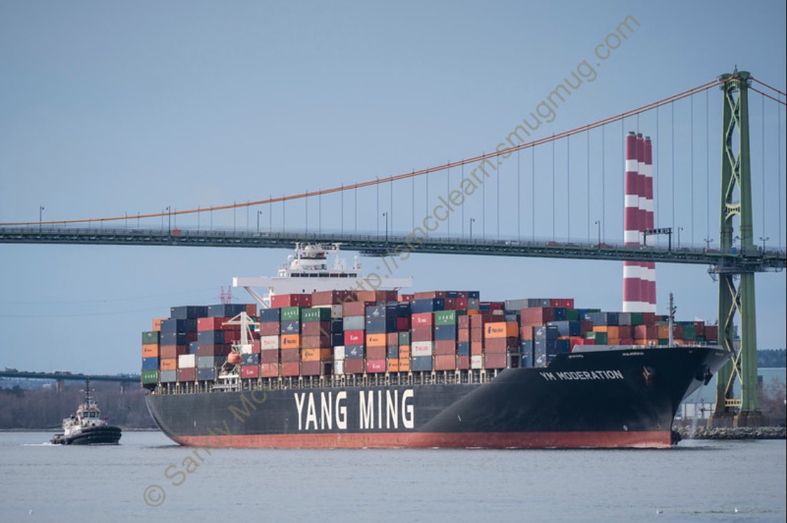sandymcclearn's tweet photo. #YMModeration departing @portofhalifax yesterday. #shipsinpics https://t.co/Pshr6JPQJw