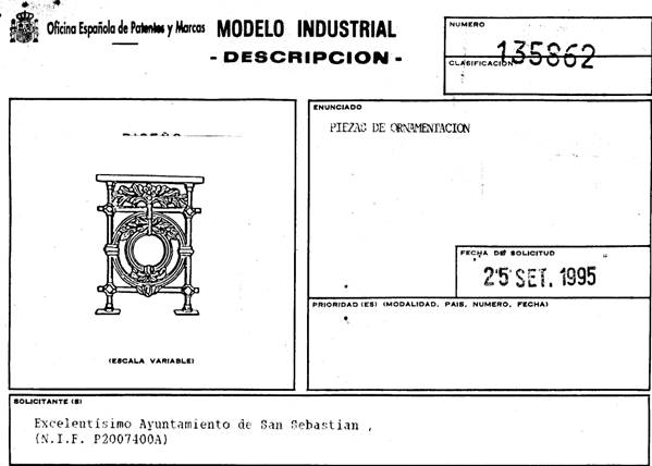 El Ayuntamiento de San Sebastián va a sortear tramos de la vieja barandilla de la Concha a 145€ la unidad entre los nacidos o empadronados en dicha ciudad. La barandilla fue protegida como modelo industrial por el Ayuntamiento. ow.ly/LVPZ30jFw4t”