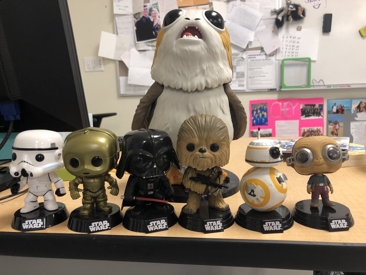 MrMartinWHS's tweet photo. May the fourth be with you always. #StarWarsDay2018 #FunkoPOP https://t.co/k21xQcvZ0U