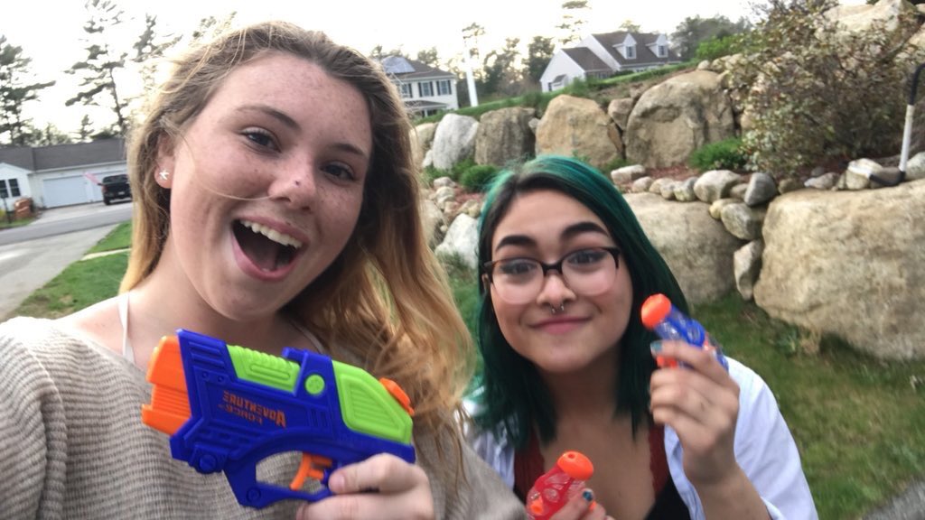 bhsassassin's tweet photo. @jennaomelia with the assassination on @AdelinNguyen https://t.co/3aEfhnOaIZ