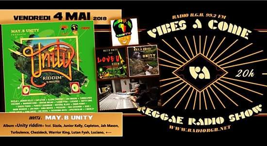 Vibes_A_Come's tweet photo. Ce soir dans notre émission, nous recevrons le riddim-maker/compositeur/ingénieur du son #MaybUnity qui nous fera vivre EN DIRECT son #UnityRiddim sur lequel tous les plus grands ont posés leurs voix!! @capletonmusic @SizzlaKalonji @Warriorking9 @PUPPACHEZIDEK @lutanfyah1 , &+ https://t.co/FQlekxaRyc