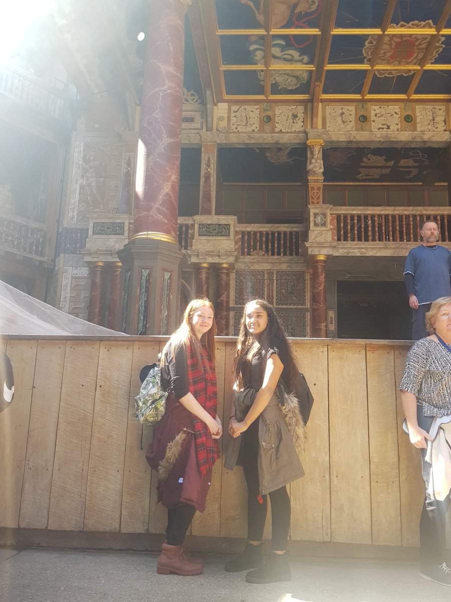 At Shakespeare's Globe! 😍😍😍