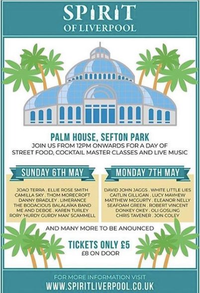 We can't wait to be amongst #distillers, master blenders and #spirits experts <a href="/The_Palmhouse/">SeftonPark PalmHouse</a> this #BankHolidayWeekend - See you there! 🌴🎶🍸#SpiritofLiverpool
