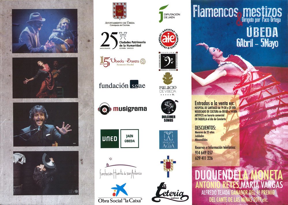 CONCIERTO ANA CORBEL - I FESTIVAL FLAMENCOS Y MESTIZOS 'CIUDAD DE #ÚBEDA'
turismodeubeda.com/index.php/es/a…