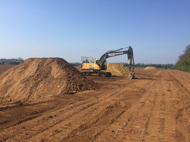 gorillauk's tweet photo. We are currently working on the mud run zone this week for @RatRaceHQ at @burghleyhouse #RRDW2018 #Dirtyweekend #RRDW https://t.co/so5dCdAuI1