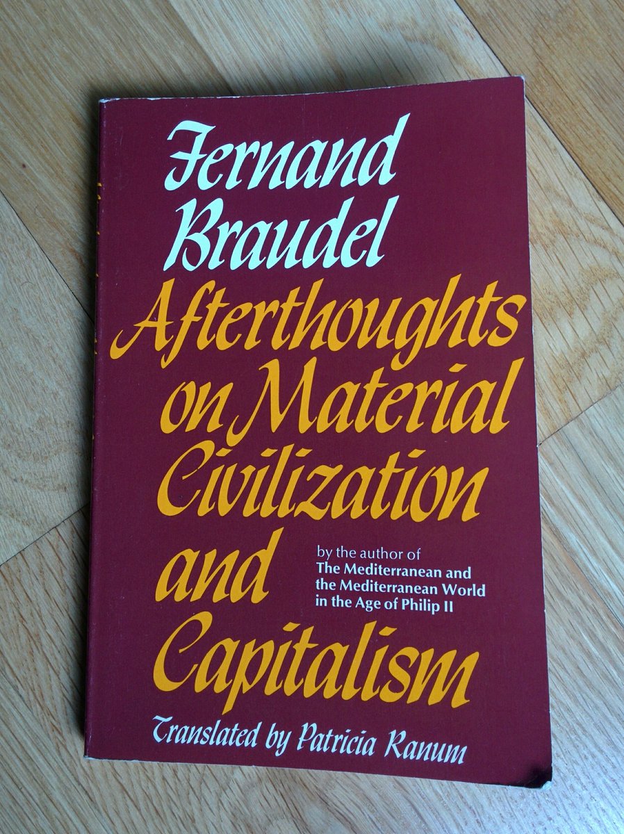 30. How to summarize a life time of thinking and writing about forces historical inertia, 'conjunctures', and rapid changes into less than 100pages. An adaptation of Braudel's mid 1970s lecture in the history department at JohnHopkins. [supposedly there is a video of it as well]